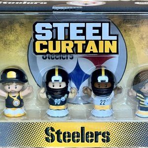 Fisher Price Little People Collector Pittsburgh Steelers Collect Steel Curtain